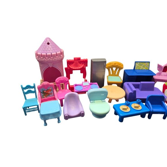 Large Lot Doll House Furniture Bundle - Picture 3 of 9